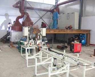 500KG ha combinato il forno di fusione industriale 55kw per il sistema di rame della colata della barretta