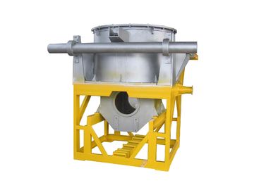 fornace di Meling dello zinco di 300KG 75KW, 0,3 forni di fusione di induzione elettrica di frequenza della conduttura