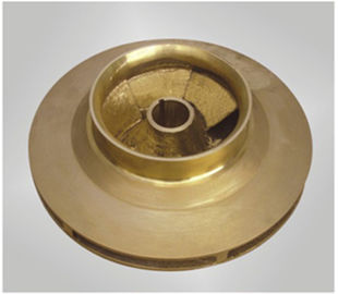 Ventola di rame d'ottone della pompa dell'OEM, ventola ASTM, GB, BACCANO, en della ruota della pala della colata di sabbia