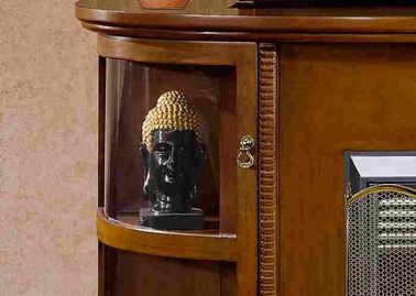 Il francese/i camini elettrici TV della fiamma realistica dell'oggetto d'antiquariato stile di Louis sta telecomandati
