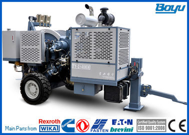 Tenditore idraulico per attrezzatura di legatura elettrica per OPGW/ADSS & il conduttore 9Ton 2x45kN Cummins Engine