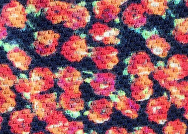 Tessuto di rayon viscoso floreale contemporaneo per feltro/cuscino/abiti sportivi